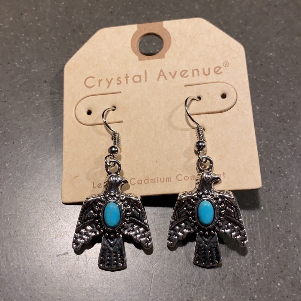 Thunderbird western earrings